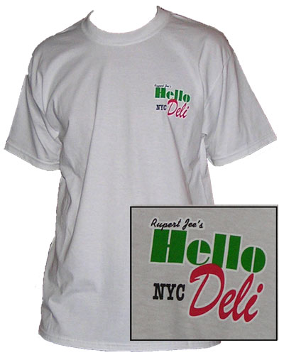 White Hello-Deli T-Shirt