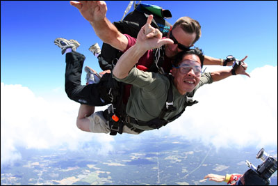 Rupert Skydiving